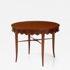 Paolo Buffa Rare Walnut Center or Game Table by Paolo Buffa - 2352578