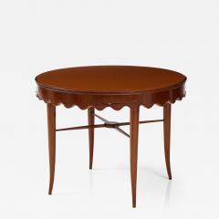 Paolo Buffa Rare Walnut Center or Game Table by Paolo Buffa - 2352578