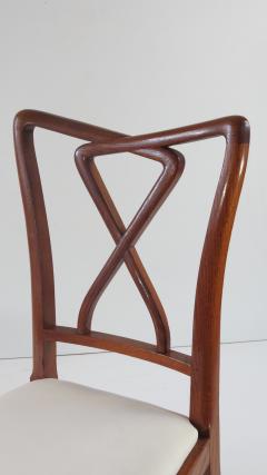 Paolo Buffa Set of Rare Important Walnut 12 Dining Chairs Attributed Paolo Buffa circa 1950 - 1907524