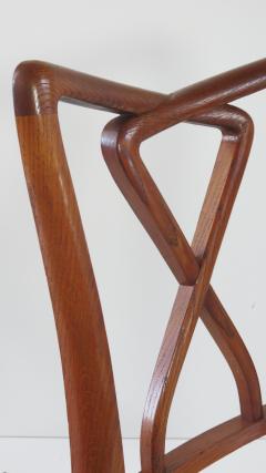 Paolo Buffa Set of Rare Important Walnut 12 Dining Chairs Attributed Paolo Buffa circa 1950 - 1907529