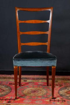 Paolo Buffa Set of Six Italian Midcentury Dining Chairs by Paolo Buffa 1950 - 1445317