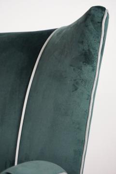 Paolo Buffa pair of green velvet Paolo Buffa armchairs 1950 - 3374548