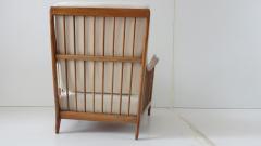 Paolo Buffa rare Paolo Buffa white cherrywood armchair 118 F 1950 - 2011547