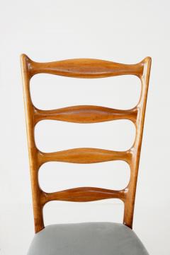 Paolo Buffa set of 8 Paolo Buffa fine high dining chairs 1950 - 4124162