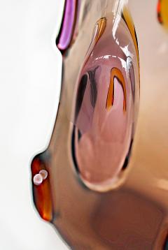 Paolo Crepax Monumental Vintage Paolo Crepax Blown Murano Glass Vase Signed Dated 90 - 4611511