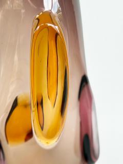 Paolo Crepax Monumental Vintage Paolo Crepax Blown Murano Glass Vase Signed Dated 90 - 4611512