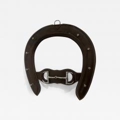 Paolo Gucci 1970s Gucci Leather Horseshoe Wall Hanging - 3458461