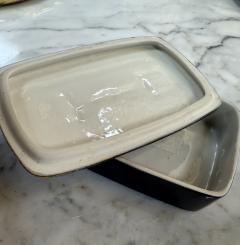 Paolo Gucci Gucci Ceramic Catchall with Gilt Box Italy 1980s - 4233852