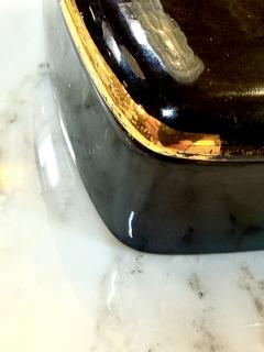 Paolo Gucci Gucci Ceramic Catchall with Gilt Box Italy 1980s - 4233855