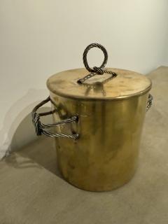 Paolo Gucci Gucci Champagne Ice Bucket in Brass Firenze Italy 1960s - 4229307