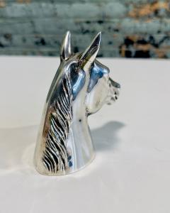 Paolo Gucci Gucci Horse Head Bottle Opener Silver Plate Signed 1970 - 3259947