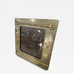 Paolo Gucci Gucci Square Photo Frame in Brass Italy 1980s - 4229954
