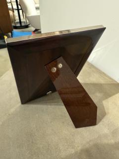 Paolo Gucci Large Italian Picture Frame with Gucci Brass Stirrup Motif 1970s - 4229342