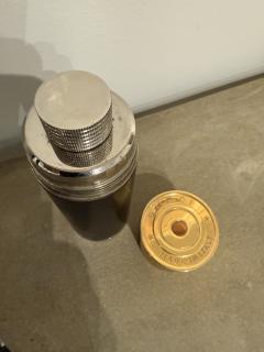 Paolo Gucci Vintage Cylindrical Gucci Bottle Black Gold Made in Italy 1980s - 4229404