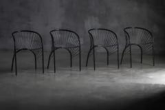 Paolo Pallucco Lizzie Chairs by Regis Portier for Paolo Pallucco Italy 1980s - 4149987