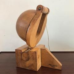 Paolo Pallucco Rare Articulated lamp in Wood - 1422424