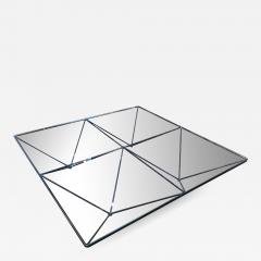 Paolo Piva 1980s Steel and Glass Coffee Table Alanda by Paolo Piva for B B Italia - 2530316