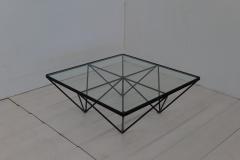 Paolo Piva 1980s Steel and Glass Coffee Table Alanda by Paolo Piva for B B Italia - 3145802