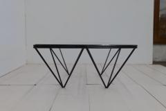 Paolo Piva 1980s Steel and Glass Rectangular Coffee Table Alanda by Paolo Piva for B B - 3145811