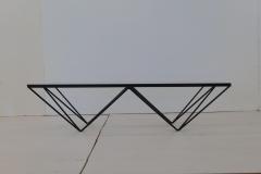 Paolo Piva 1980s Steel and Glass Rectangular Coffee Table Alanda by Paolo Piva for B B - 3145812