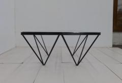 Paolo Piva 1980s Steel and Glass Rectangular Coffee Table Alanda by Paolo Piva for B B - 4526936