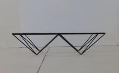 Paolo Piva 1980s Steel and Glass Rectangular Coffee Table Alanda by Paolo Piva for B B - 4526938