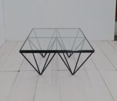 Paolo Piva 1980s Steel and Glass Rectangular Coffee Table Alanda by Paolo Piva for B B - 4526940