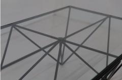 Paolo Piva 1980s Steel and Glass Rectangular Coffee Table Alanda by Paolo Piva for B B - 4526944