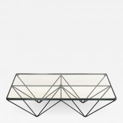 Paolo Piva Paolo Piva Glass Top and Metal Base Coffee Table Italy 1970s - 836242