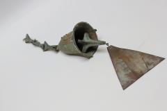 Paolo Soleri Vintage Verdigris Bronze Bell Wind Chime by Paolo Soleri for Arconsanti - 2046324