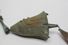 Paolo Soleri Vintage Verdigris Bronze Bell Wind Chime by Paolo Soleri for Arconsanti - 2046329