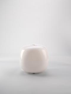 Paolo Tilche Paolo Tilche Table Lamp in white glass for Barbini Murano late 1960s  - 3727729