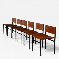 Paolo Tilche Set of Six Rea Chairs by Paolo Tilche for Arform - 4779847