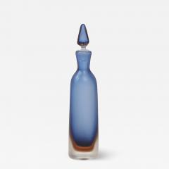 Paolo Venini Inciso Glass Bottle with Stopper by Paolo Venini - 2625149