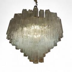 Paolo Venini Murano glass Tronchi chandelier by Venini from the 1980s - 4386197