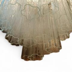 Paolo Venini Murano glass Tronchi chandelier by Venini from the 1980s - 4386198