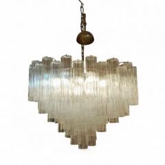 Paolo Venini Murano glass Tronchi chandelier by Venini from the 1980s - 4404207