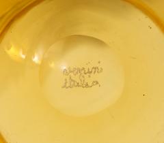 Paolo Venini Rare Apothecary Jar Model 4742 in Amber Glass by Venini - 4281080