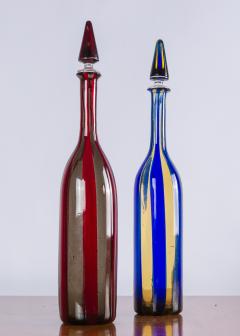 Paolo Venini Rare Pair of Bottles by Fulvio Bianconi and Paolo Venini - 4724417