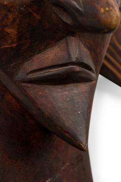 Papua New Guinean Carved Wood and Cowrie Shell Mask Figure - 4668912