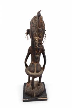 Papua New Guinean Polychromed Carved Figure - 4520242