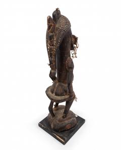 Papua New Guinean Polychromed Carved Figure - 4520244