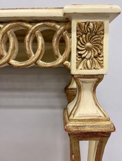 Parcel Paint and Gilt Decorated Pair of Swedish Serving or Console Tables - 2913596