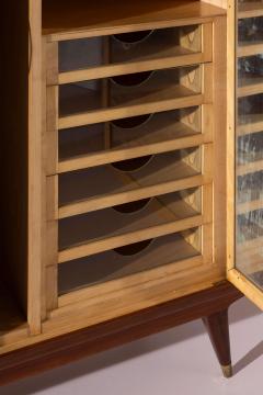 Parchment Clad Wardrobe Italian Manufacture 1950s - 4522717