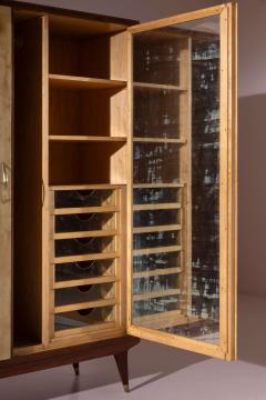 Parchment Clad Wardrobe Italian Manufacture 1950s - 4522736