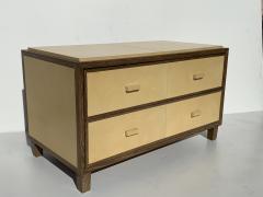 Parchment and Cerused Oak Chest of Drawers - 865884