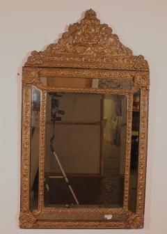 Pareclose Mirror With Sculpted Coper From The 19th Century From France - 3821618