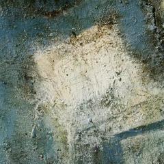 Parris Jaru Obvious Reasons Abstract Versus Figurative Painting with Aqua Blue Colors - 3822780