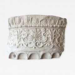 Part of Tuscan capital in plaster France end of XIXth century - 917304