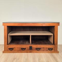 Part of a Japanese Meiji Kitchen Tansu Now a Slate Topped Sideboard - 4779207